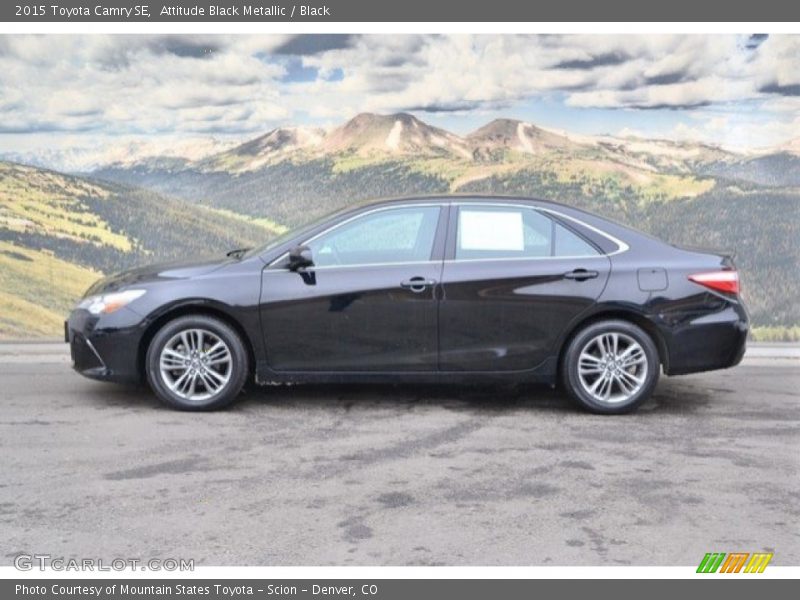 Attitude Black Metallic / Black 2015 Toyota Camry SE