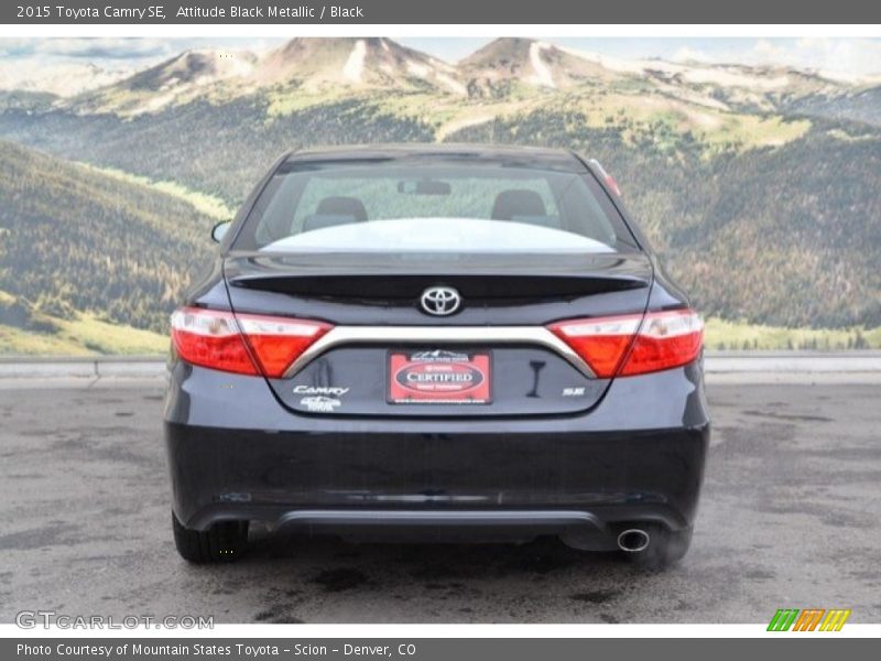 Attitude Black Metallic / Black 2015 Toyota Camry SE