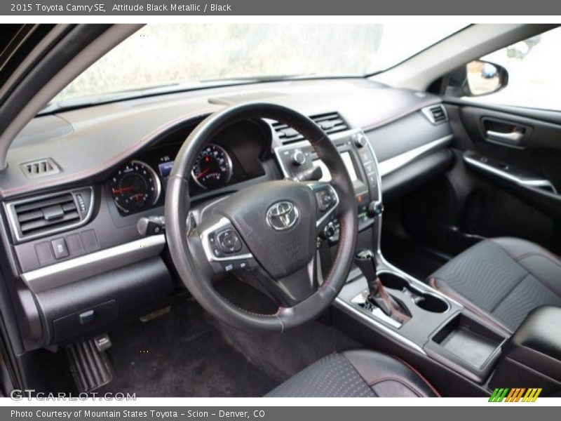 Attitude Black Metallic / Black 2015 Toyota Camry SE