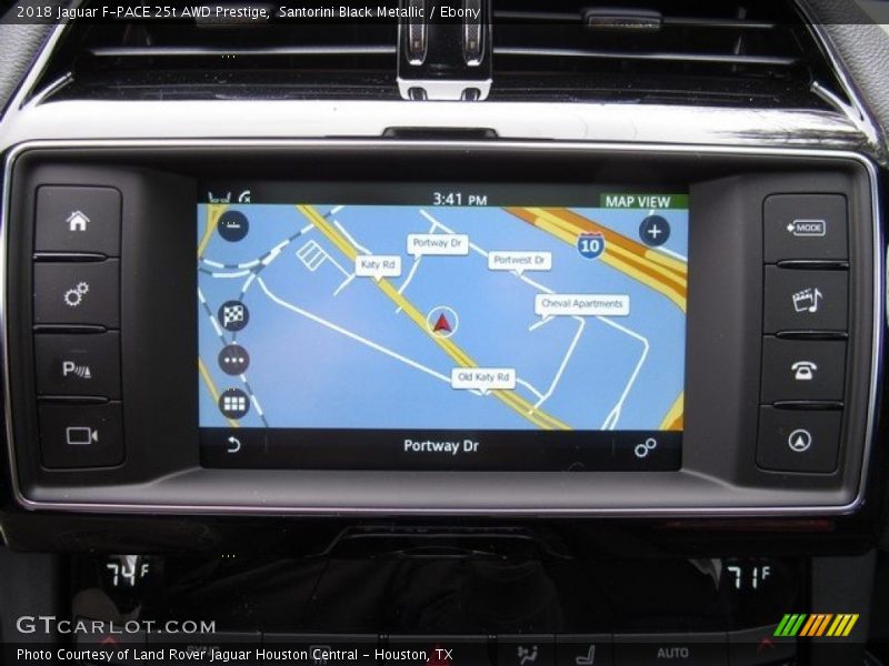 Santorini Black Metallic / Ebony 2018 Jaguar F-PACE 25t AWD Prestige