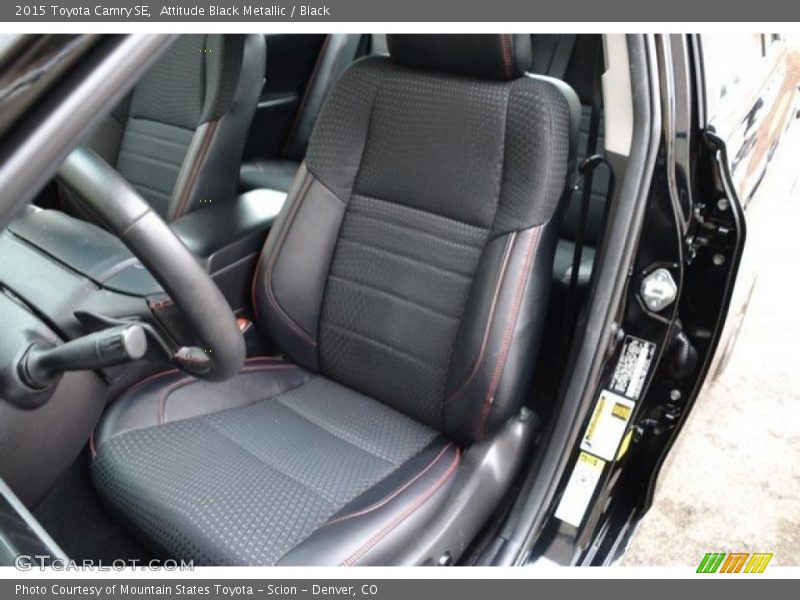 Attitude Black Metallic / Black 2015 Toyota Camry SE