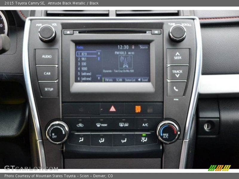 Attitude Black Metallic / Black 2015 Toyota Camry SE