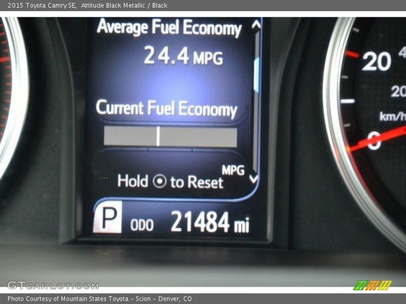 Attitude Black Metallic / Black 2015 Toyota Camry SE