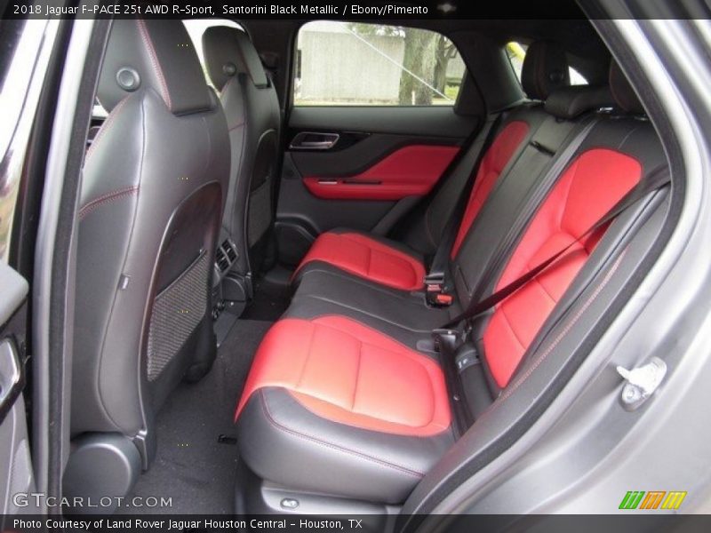 Rear Seat of 2018 F-PACE 25t AWD R-Sport
