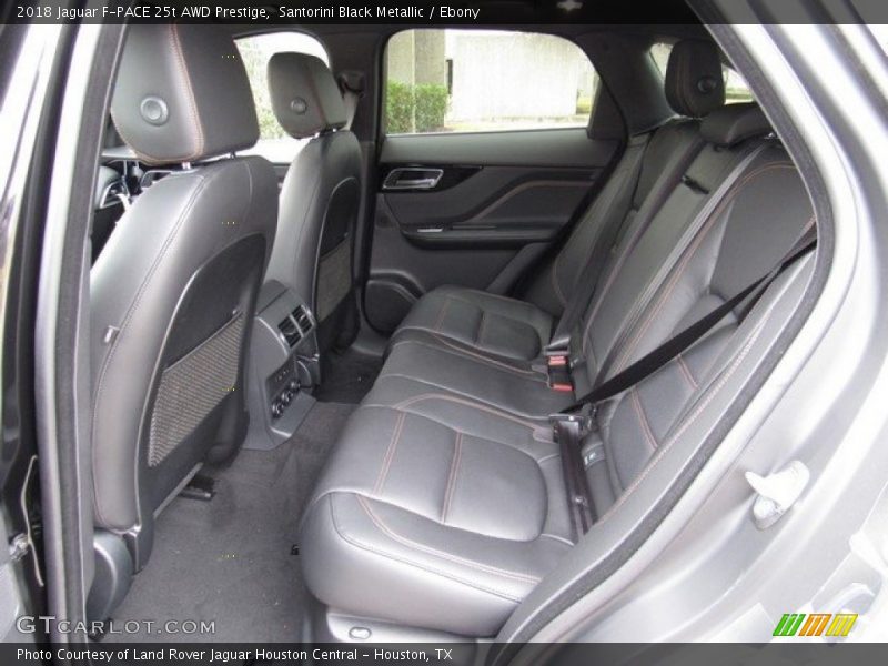 Santorini Black Metallic / Ebony 2018 Jaguar F-PACE 25t AWD Prestige