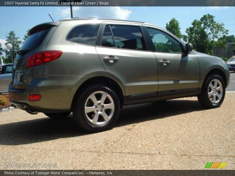 Natural Khaki Green / Beige 2007 Hyundai Santa Fe Limited