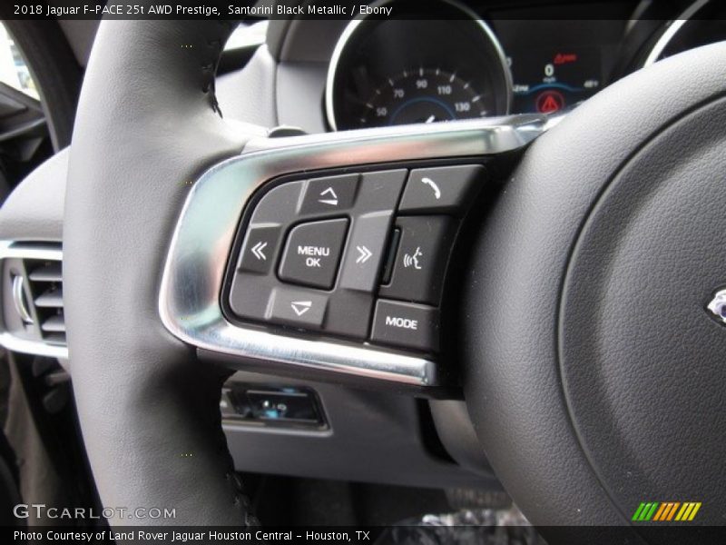 Santorini Black Metallic / Ebony 2018 Jaguar F-PACE 25t AWD Prestige
