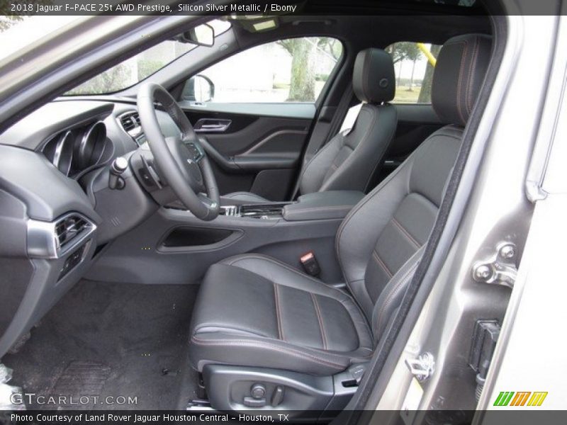 Silicon Silver Metallic / Ebony 2018 Jaguar F-PACE 25t AWD Prestige