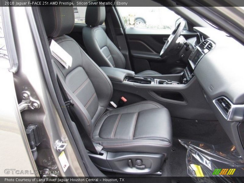 Silicon Silver Metallic / Ebony 2018 Jaguar F-PACE 25t AWD Prestige