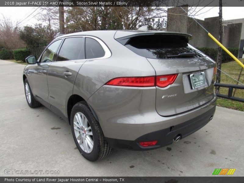 Silicon Silver Metallic / Ebony 2018 Jaguar F-PACE 25t AWD Prestige