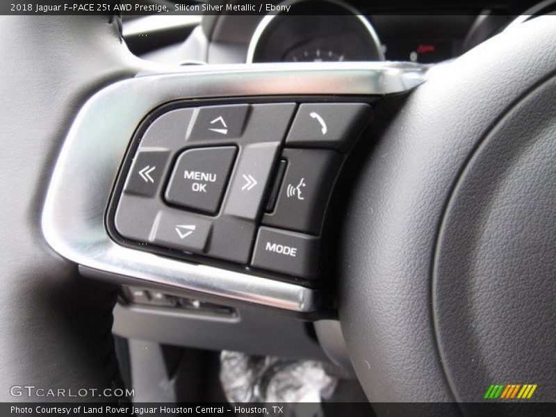 Silicon Silver Metallic / Ebony 2018 Jaguar F-PACE 25t AWD Prestige