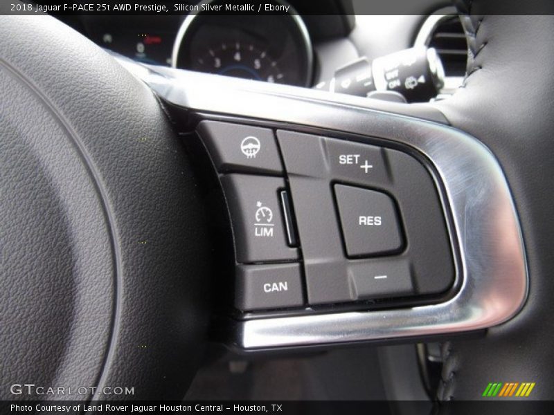 Silicon Silver Metallic / Ebony 2018 Jaguar F-PACE 25t AWD Prestige