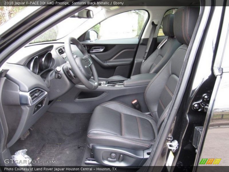 Santorini Black Metallic / Ebony 2018 Jaguar F-PACE 30t AWD Prestige