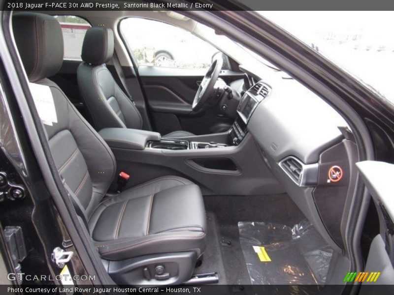 Santorini Black Metallic / Ebony 2018 Jaguar F-PACE 30t AWD Prestige
