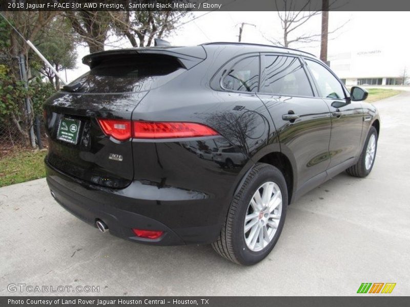 Santorini Black Metallic / Ebony 2018 Jaguar F-PACE 30t AWD Prestige