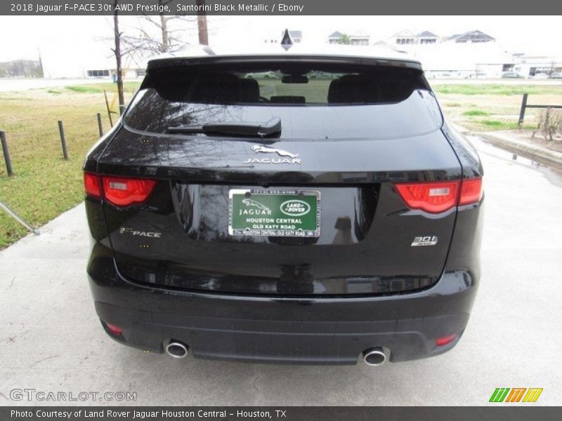 Santorini Black Metallic / Ebony 2018 Jaguar F-PACE 30t AWD Prestige