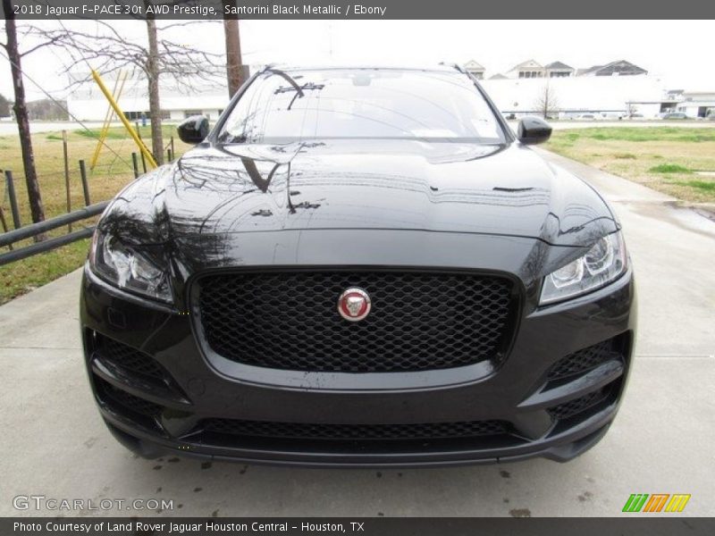 Santorini Black Metallic / Ebony 2018 Jaguar F-PACE 30t AWD Prestige