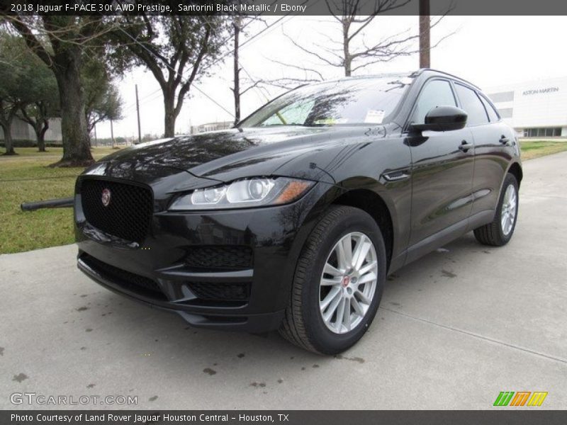 Santorini Black Metallic / Ebony 2018 Jaguar F-PACE 30t AWD Prestige