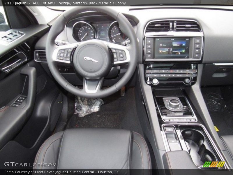 Santorini Black Metallic / Ebony 2018 Jaguar F-PACE 30t AWD Prestige