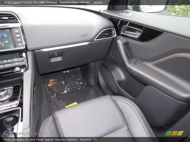 Santorini Black Metallic / Ebony 2018 Jaguar F-PACE 30t AWD Prestige