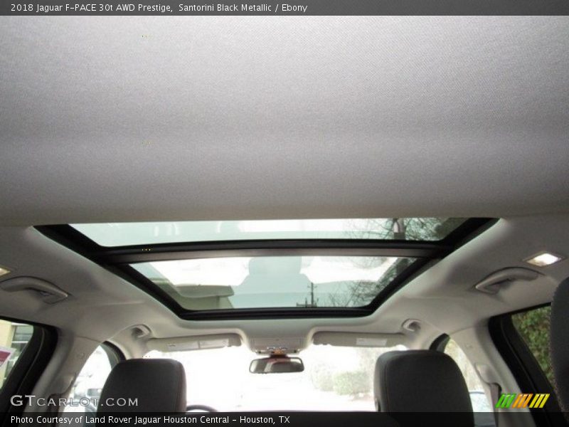 Santorini Black Metallic / Ebony 2018 Jaguar F-PACE 30t AWD Prestige
