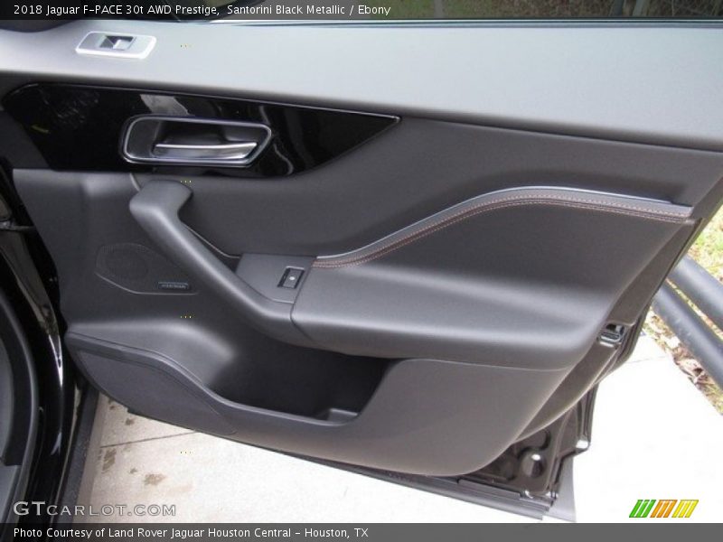 Santorini Black Metallic / Ebony 2018 Jaguar F-PACE 30t AWD Prestige