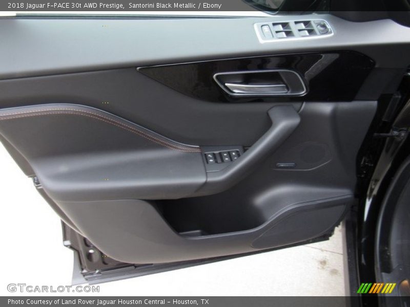 Santorini Black Metallic / Ebony 2018 Jaguar F-PACE 30t AWD Prestige