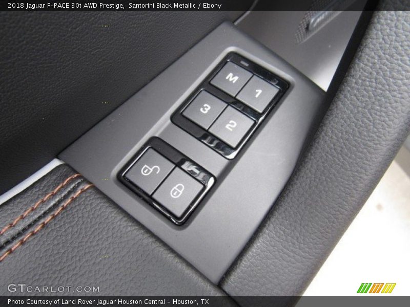 Santorini Black Metallic / Ebony 2018 Jaguar F-PACE 30t AWD Prestige