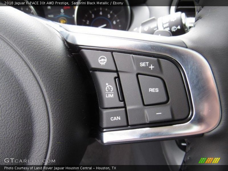 Santorini Black Metallic / Ebony 2018 Jaguar F-PACE 30t AWD Prestige