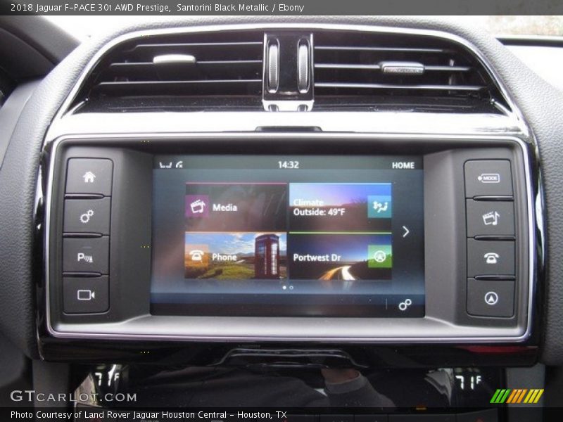 Santorini Black Metallic / Ebony 2018 Jaguar F-PACE 30t AWD Prestige
