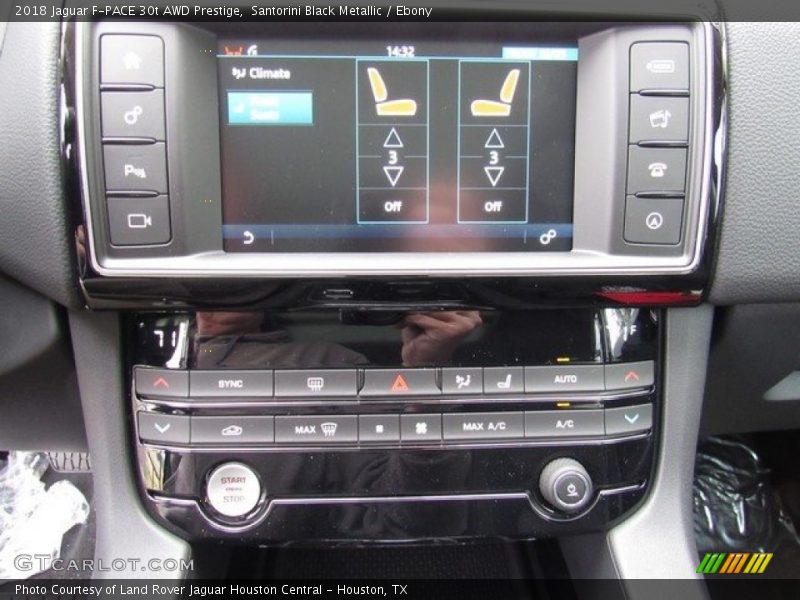 Santorini Black Metallic / Ebony 2018 Jaguar F-PACE 30t AWD Prestige