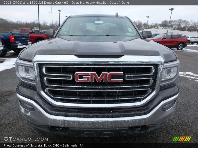 Deep Mahogany Metallic / Cocoa/­Dune 2018 GMC Sierra 1500 SLE Double Cab 4WD