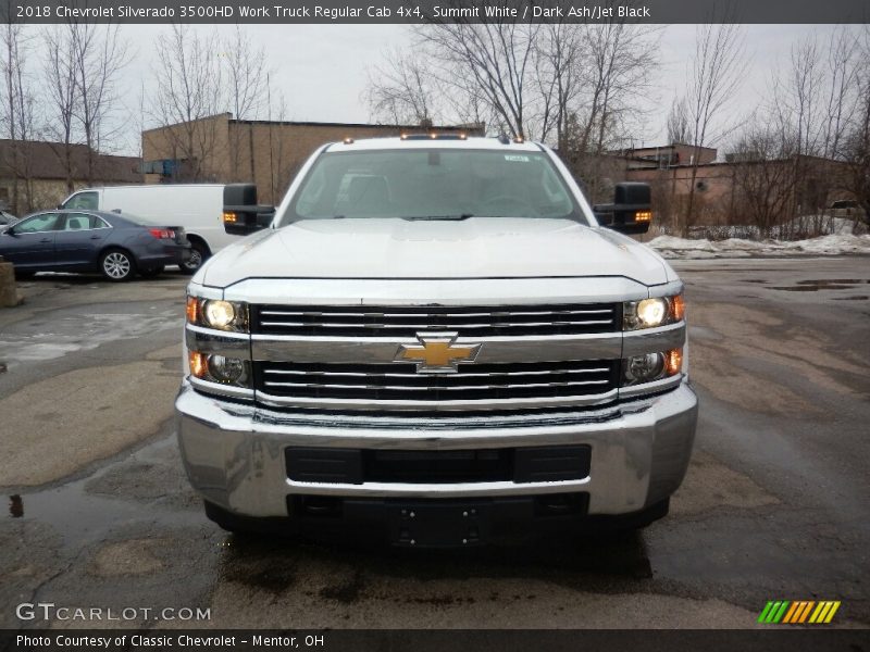 Summit White / Dark Ash/Jet Black 2018 Chevrolet Silverado 3500HD Work Truck Regular Cab 4x4
