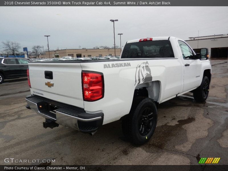 Summit White / Dark Ash/Jet Black 2018 Chevrolet Silverado 3500HD Work Truck Regular Cab 4x4