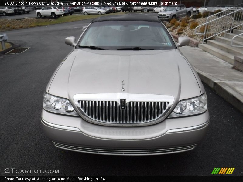 Silver Birch Metallic / Medium Dark Parchment/Light Parchment 2003 Lincoln Town Car Executive