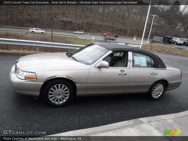 Silver Birch Metallic / Medium Dark Parchment/Light Parchment 2003 Lincoln Town Car Executive