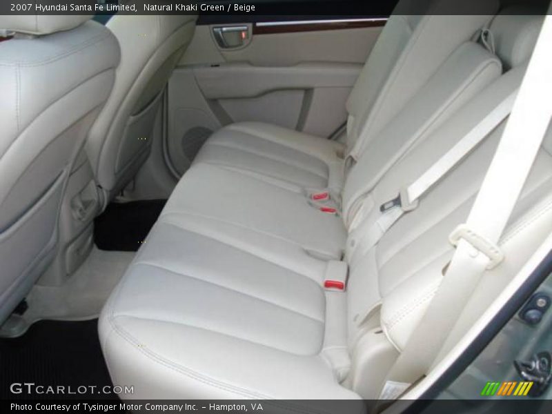 Natural Khaki Green / Beige 2007 Hyundai Santa Fe Limited