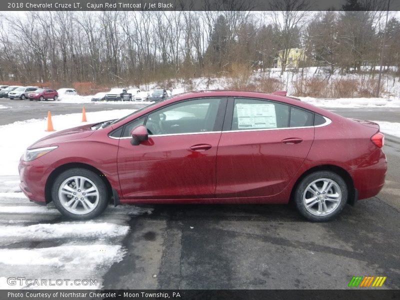 Cajun Red Tintcoat / Jet Black 2018 Chevrolet Cruze LT