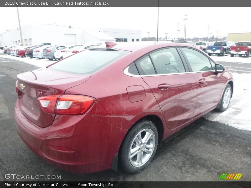 Cajun Red Tintcoat / Jet Black 2018 Chevrolet Cruze LT