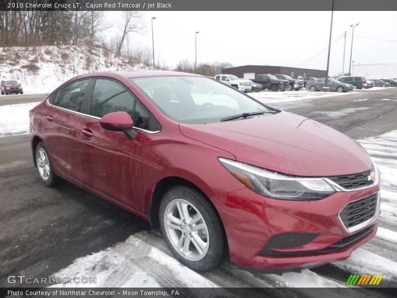 Cajun Red Tintcoat / Jet Black 2018 Chevrolet Cruze LT