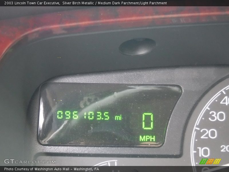 Silver Birch Metallic / Medium Dark Parchment/Light Parchment 2003 Lincoln Town Car Executive