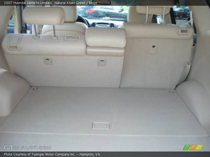 Natural Khaki Green / Beige 2007 Hyundai Santa Fe Limited