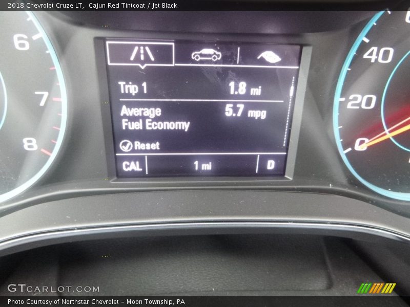 Cajun Red Tintcoat / Jet Black 2018 Chevrolet Cruze LT