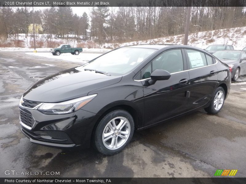 Mosaic Black Metallic / Jet Black 2018 Chevrolet Cruze LT