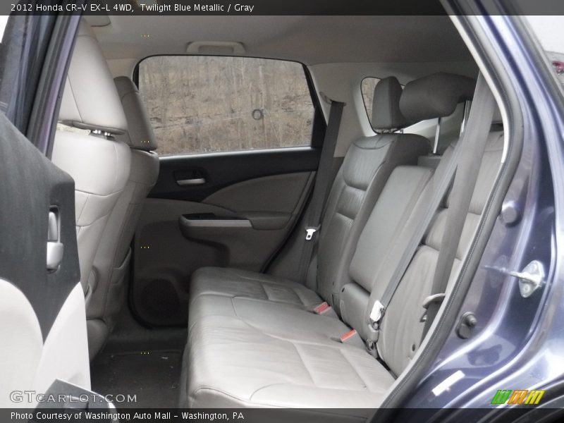 Twilight Blue Metallic / Gray 2012 Honda CR-V EX-L 4WD