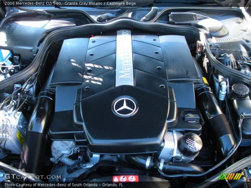 Granite Grey Metallic / Cashmere Beige 2006 Mercedes-Benz CLS 500