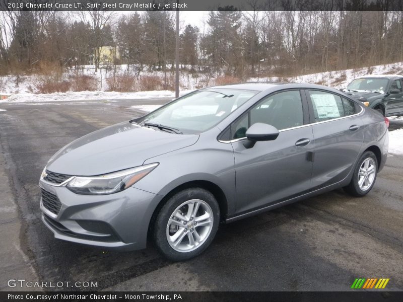 Satin Steel Gray Metallic / Jet Black 2018 Chevrolet Cruze LT