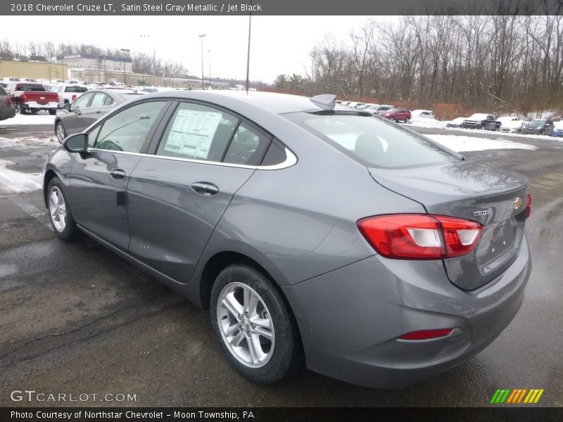 Satin Steel Gray Metallic / Jet Black 2018 Chevrolet Cruze LT