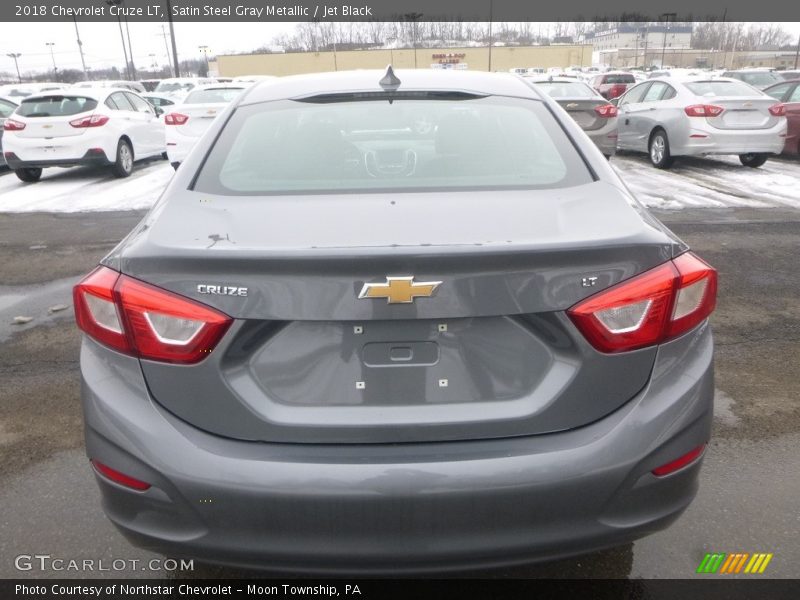 Satin Steel Gray Metallic / Jet Black 2018 Chevrolet Cruze LT