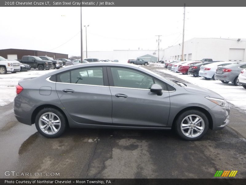 Satin Steel Gray Metallic / Jet Black 2018 Chevrolet Cruze LT